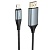 Видеокабель HOCO UA15 4K HDMI (m) - Lightning (m), 3.3V/500mA, 2 м, серый металлик