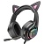 Проводные наушники HOCO W107 Cute cat, USB+Jack 3.5mm, 2 м, phantom cat