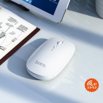 Мышь беспроводная HOCO GM15 Art, Bluetooth, белый