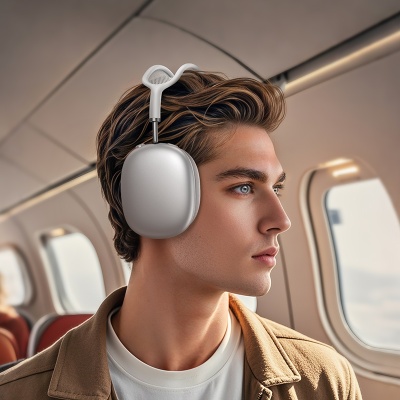 Беспроводные наушники накладные HOCO W58 ANC, Bluetooth, серебристый