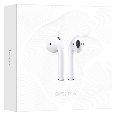 Беспроводные наушники TWS HOCO EW02 Plus, Bluetooth, белый