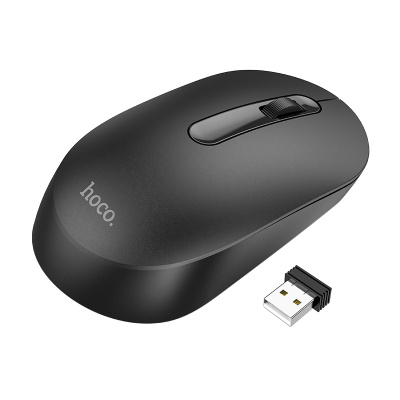 Мышь беспроводная HOCO GM14 Platinum, Bluetooth, черный