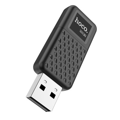 USB флеш-накопитель HOCO UD6, USB 2.0, 32GB, матовый черный