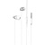 Проводные наушники BOROFONE BM70 Rich sound, Jack 3.5mm, 1.2 м, серебристый