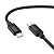Кабель USB-C HOCO X122 Benefit Type-C - Type-C, 3A, 60W, 1 м, черный