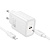 Сетевое зарядное устройство HOCO N60 Gentle 1xUSB-C с Кабелем Type-C - Lightning, 20W, белый оптом Сетевое зарядное устройство HOCO N60 Gentle 1xUSB-C с Кабелем Type-C - Lightning, 20W, белый