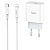 Сетевое зарядное устройство HOCO C76A Plus Speed 1xUSB-C с Кабелем Type-C - Lightning, 3A, 20W, белый