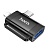 Переходник/Адаптер HOCO UA31F Type-C (m) / Lightning (m) - USB (f), черный оптом Переходник/Адаптер HOCO UA31F Type-C (m) / Lightning (m) - USB (f), черный