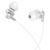 Проводные наушники HOCO M98 Delighted, Jack 3.5mm, 1.2 м, серебристый