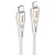 Кабель USB-C HOCO U133 Monte Type-C - Lightning, 27W, 1.2 м, серый