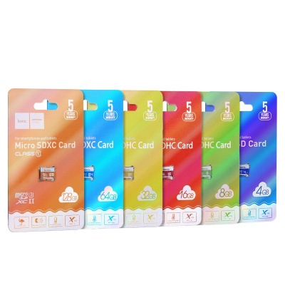 Карта памяти microSD HOCO TF high speed, 4GB, темно-синий