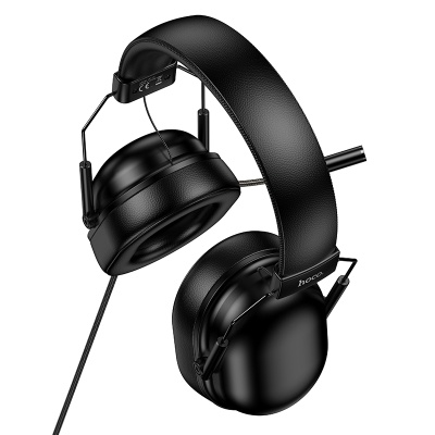 Проводные наушники HOCO W113 Dynamic, USB, 2 м, черный