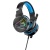 Проводные наушники HOCO W104 Drift gaming, USB+Jack 3.5mm, 2 м, синий