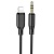 Аудиокабель BOROFONE BL18 AUX Jack 3,5 (m) - Lightning (m), 1 м, черный