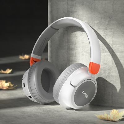 Беспроводные наушники накладные HOCO W43 Adventure, Bluetooth, белый