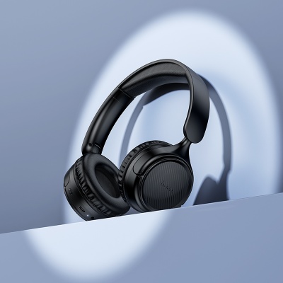 Беспроводные наушники накладные HOCO W66 Wave, Bluetooth, черный