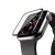 Защитное стекло HOCO Tempered Glass для Apple Watch 4, Full Glue 3D, 0.15mm, 40mm, прозрачный+черная рамка