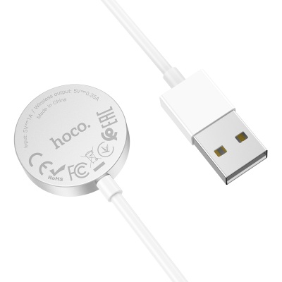 Зарядное устройство HOCO CW39 для Apple Watch с Кабелем USB, белый