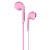 Проводные наушники HOCO M39 Rhyme, Jack 3.5mm, 1.2 м, розовый