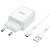 Сетевое зарядное устройство HOCO N2 Vigour single 1xUSB с Кабелем USB - Type-C, 2A, 10W, белый