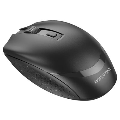 Мышь беспроводная BOROFONE BG7 Platinum, Bluetooth, черный