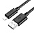 Кабель USB HOCO X88 Gratified USB - Lightning, 2.4А, 2 м, черный