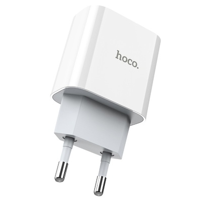 Сетевое зарядное устройство HOCO C76A Plus Speed 1xUSB-C, 3A, 20W, белый