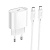 Сетевое зарядное устройство HOCO C109A Fighter 1xUSB-C с Кабелем Type-C - Type-C, 20W, белый оптом Сетевое зарядное устройство HOCO C109A Fighter 1xUSB-C с Кабелем Type-C - Type-C, 20W, белый