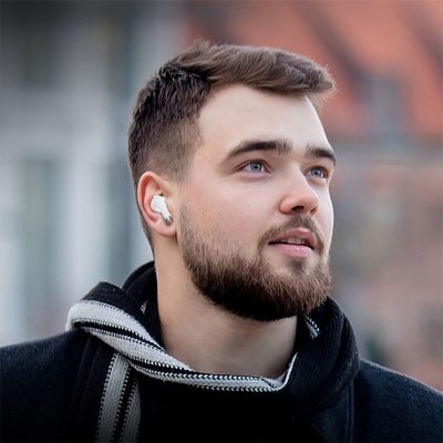 Беспроводные наушники TWS HOCO EQ2 Thought, Bluetooth 5.3, белый