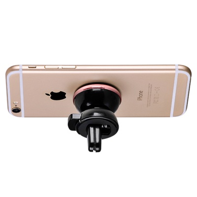 Автомобильный держатель HOCO CA3 Outlet, магнитный, на воздуховод, черный+желтый