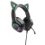 Проводные наушники HOCO W107 Cute cat, USB+Jack 3.5mm, 2 м, elf cat