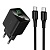 Сетевое зарядное устройство HOCO CS83A Excellent 1xUSB + 1xUSB-C с Кабелем Type-C - Type-C, 3A, 20W, черный оптом Сетевое зарядное устройство HOCO CS83A Excellent 1xUSB + 1xUSB-C с Кабелем Type-C - Type-C, 3A, 20W, черный