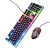 Клавиатура и мышь игровые HOCO GM18 Luminous, черный