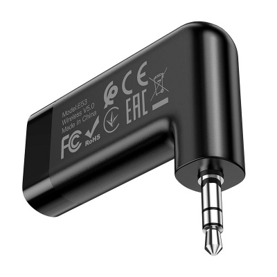 Автомобильный Bluetooth-приемник HOCO E53 Dawn sound, 145 мАч, Bluetooth, черный