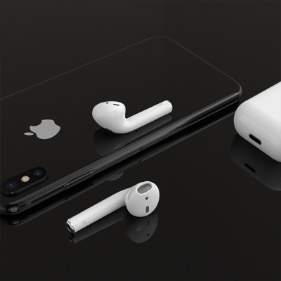Беспроводные наушники TWS HOCO EW02 Plus, Bluetooth, белый