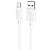 Кабель USB HOCO X88 Gratified USB - MicroUSB, 2.4А, 1 м, белый