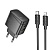 Сетевое зарядное устройство HOCO CS61A Bright 1xUSB + 1xUSB-C с Кабелем Type-C - Lightning, 3A, 30W, черный оптом Сетевое зарядное устройство HOCO CS61A Bright 1xUSB + 1xUSB-C с Кабелем Type-C - Lightning, 3A, 30W, черный