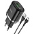 Сетевое зарядное устройство HOCO N3 Special 1xUSB с Кабелем USB - Type-C, 3A, 18W, черный