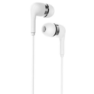 Проводные наушники BOROFONE BM39 Refined, Jack 3.5mm, 1.2 м, белый