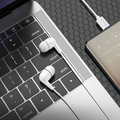 Проводные наушники HOCO M97 Enjoy, Type-C, 1.2 м, белый