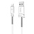 Кабель USB HOCO X24 Pisces USB - Lightning, 2.4А, 1 м, белый