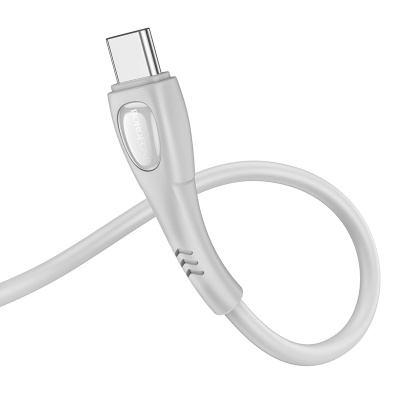 Кабель USB-C BOROFONE BX98 Superior Type-C - Type-C, 3A, 60W, 1 м, серый