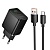 Сетевое зарядное устройство HOCO C157A Smart 1xUSB + 1xUSB-C с Кабелем USB - Type-C, 3A, 30W, черный оптом Сетевое зарядное устройство HOCO C157A Smart 1xUSB + 1xUSB-C с Кабелем USB - Type-C, 3A, 30W, черный
