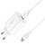 Сетевое зарядное устройство BOROFONE BA21A Long journey 1xUSB с Кабелем USB - Micro, 3A, 18W, белый