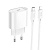 Сетевое зарядное устройство HOCO C109A Fighter 1xUSB-C с Кабелем Type-C - Lightning, 20W, белый оптом Сетевое зарядное устройство HOCO C109A Fighter 1xUSB-C с Кабелем Type-C - Lightning, 20W, белый