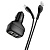 Автомобильное зарядное устройство HOCO Z36 Leader, 2xUSB с Кабелем USB - Micro, 2.4A, черный