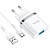 Сетевое зарядное устройство HOCO N1 Ardent 1xUSB с Кабелем USB - Type-C, 2.4A, 10.8W, белый
