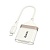 Переходник/Адаптер HOCO UA40 Card reader Lightning (m) - TF/SD, 14 см, белый оптом Переходник/Адаптер HOCO UA40 Card reader Lightning (m) - TF/SD, 14 см, белый