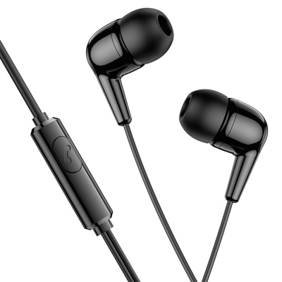 Проводные наушники HOCO M97 Enjoy, Jack 3.5mm, 1.2 м, черный