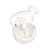 Беспроводные наушники TWS HOCO EW202 Magic, Bluetooth 5.4, белый оптом Беспроводные наушники TWS HOCO EW202 Magic, Bluetooth 5.4, белый
